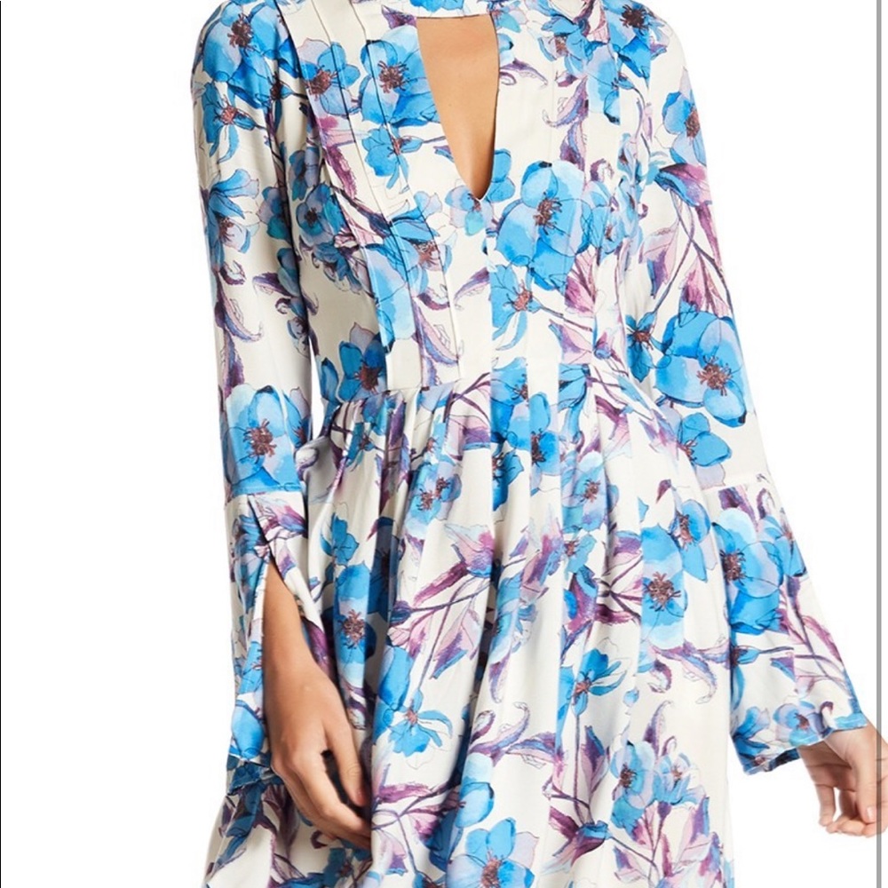 Free People Tegan Long Sleeve Mini Dress